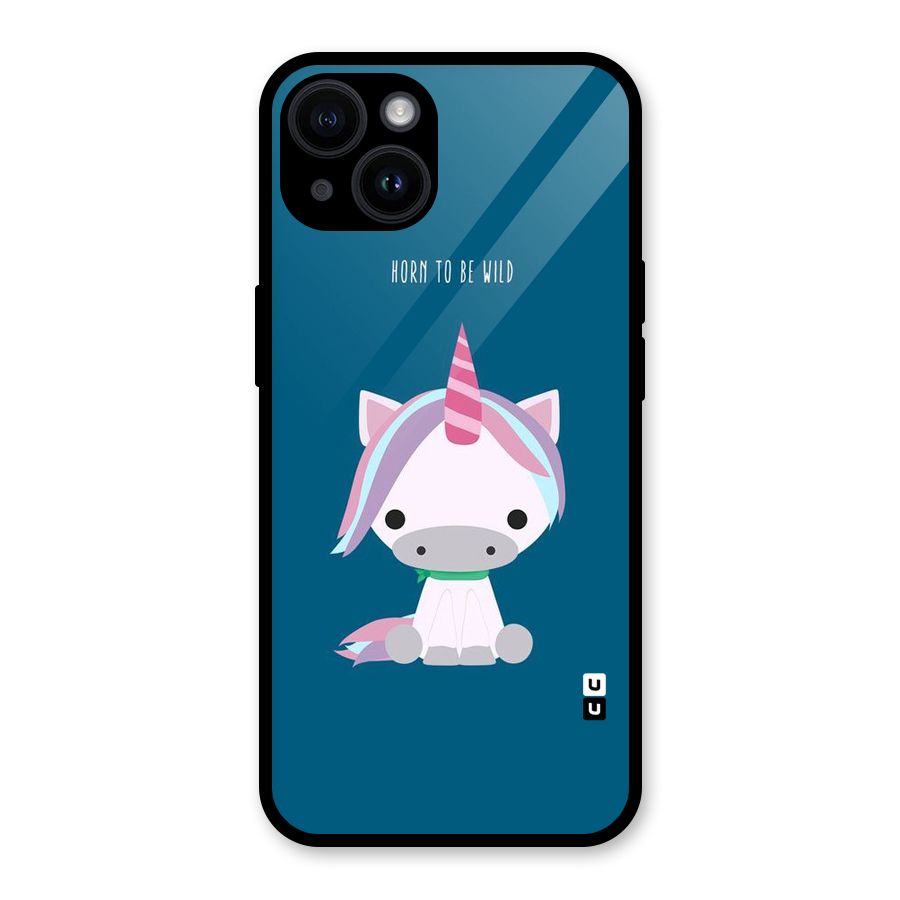 Born Wild Unicorn Glass Back Case for iPhone 14