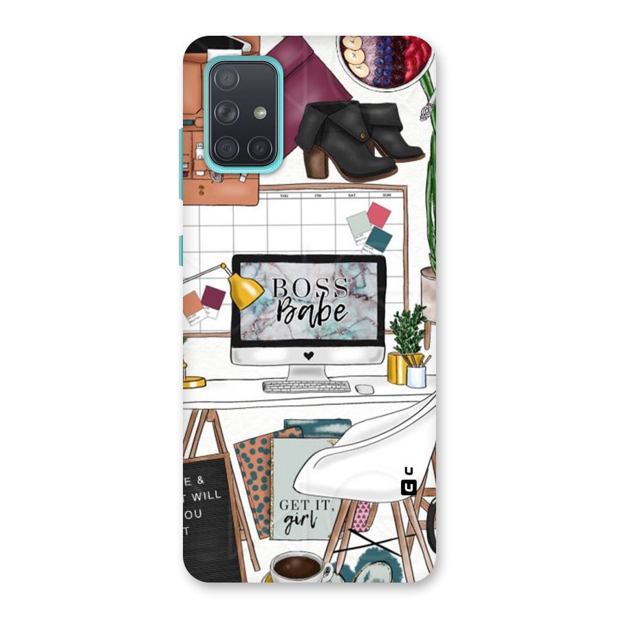 Boss Babe Back Case for Galaxy A71