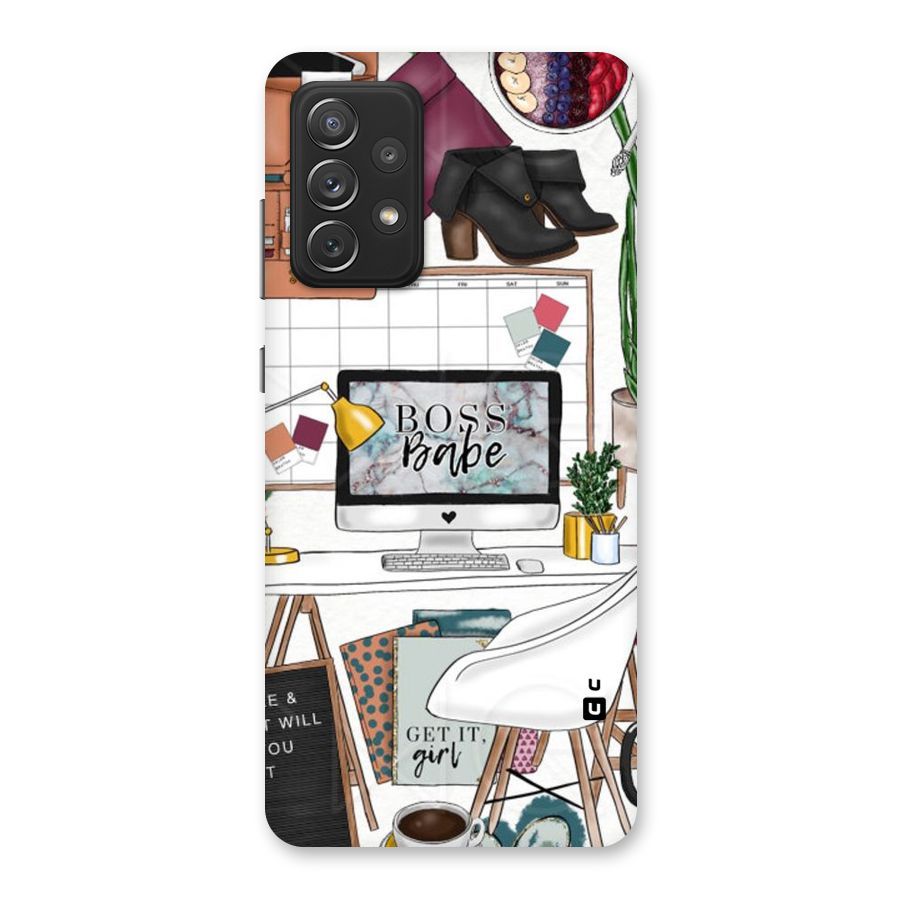 Boss Babe Back Case for Galaxy A72