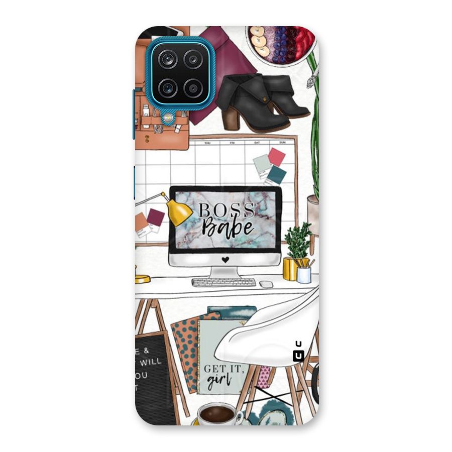 Boss Babe Back Case for Galaxy F12