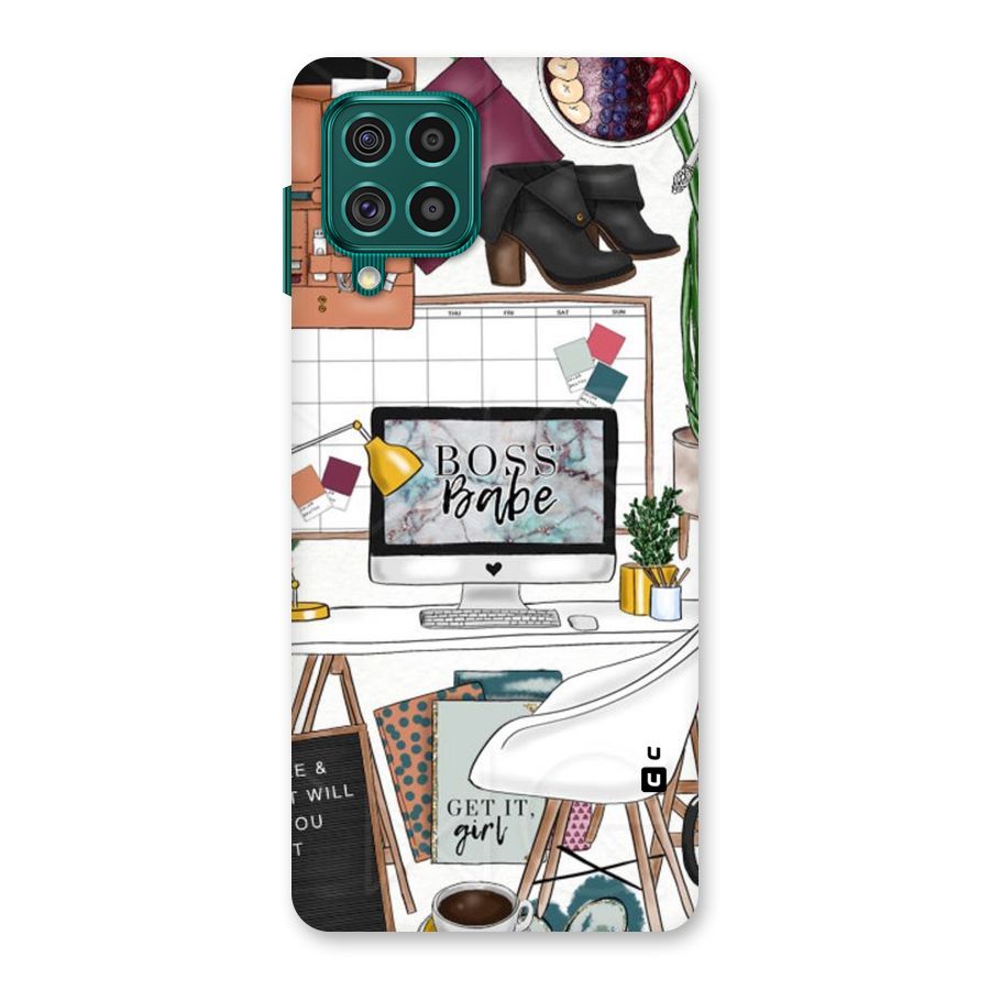 Boss Babe Back Case for Galaxy F62