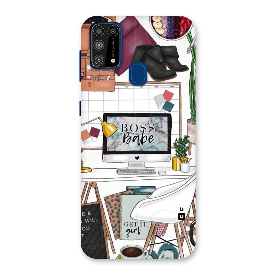 Boss Babe Back Case for Galaxy M31
