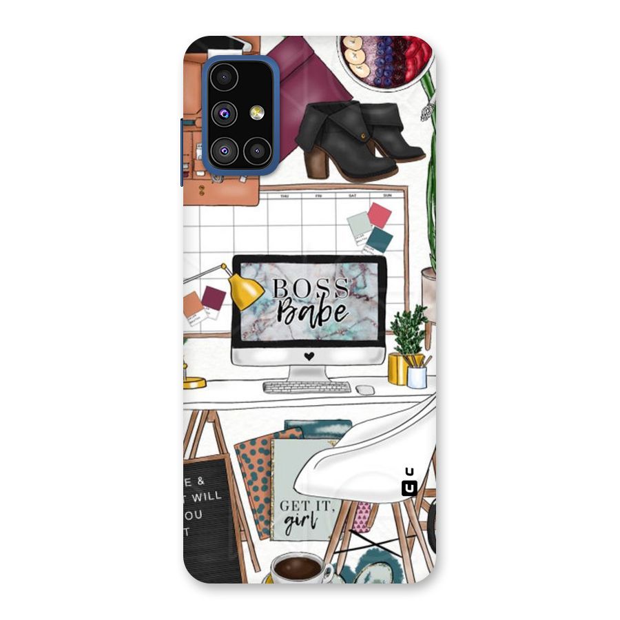 Boss Babe Back Case for Galaxy M51