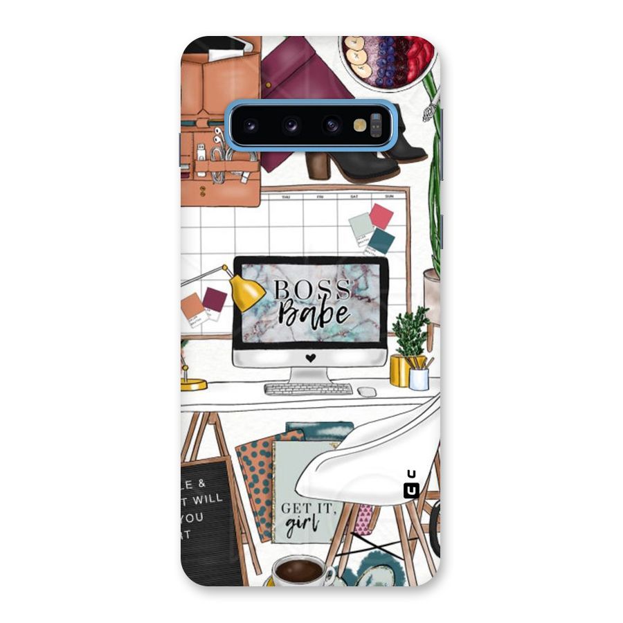 Boss Babe Back Case for Galaxy S10