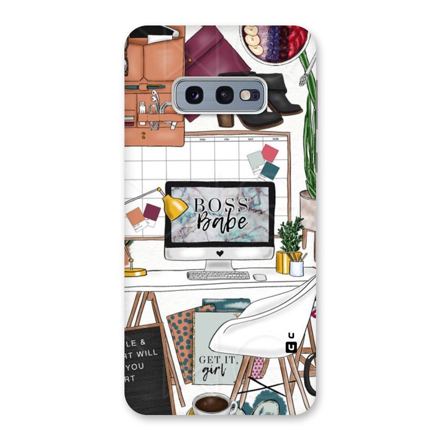 Boss Babe Back Case for Galaxy S10e