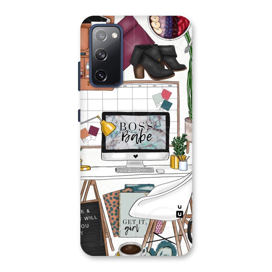 Boss Babe Back Case for Galaxy S20 FE