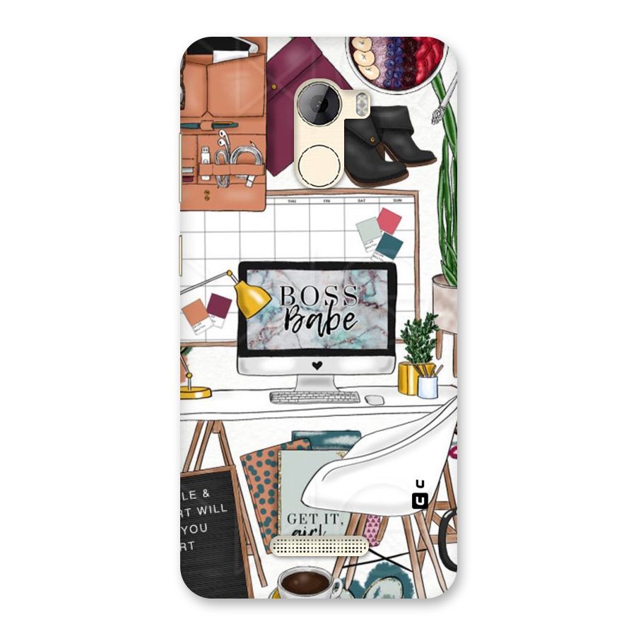 Boss Babe Back Case for Gionee A1 LIte