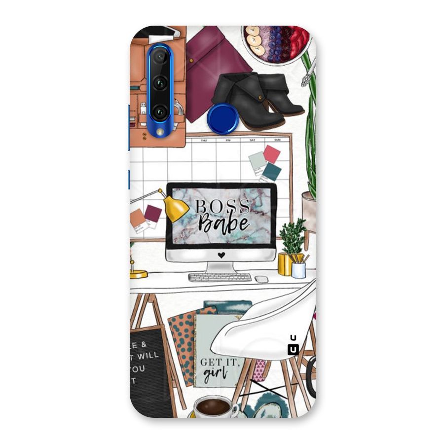 Boss Babe Back Case for Honor 20i