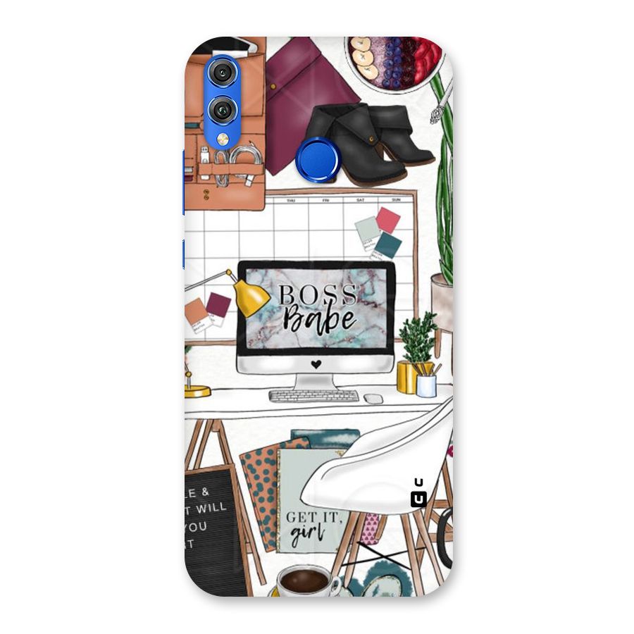 Boss Babe Back Case for Honor 8X
