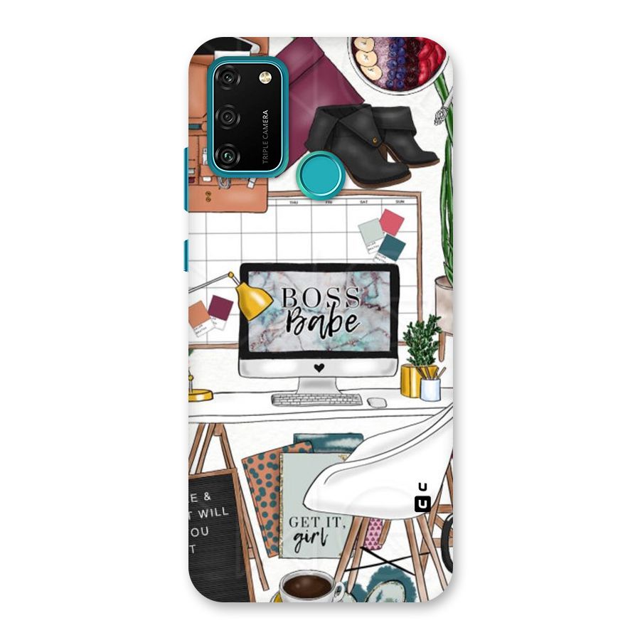 Boss Babe Back Case for Honor 9A