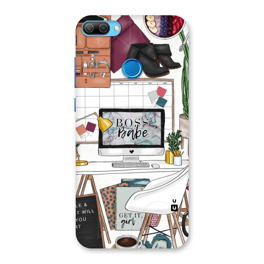 Boss Babe Back Case for Honor 9N