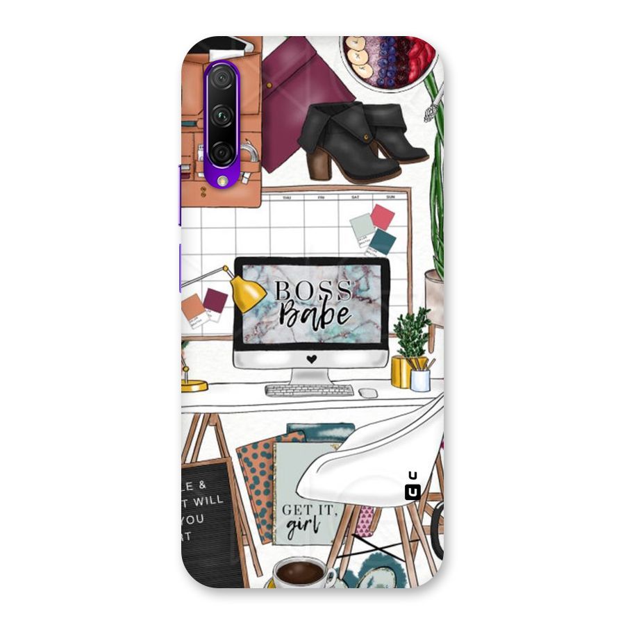 Boss Babe Back Case for Honor 9X Pro