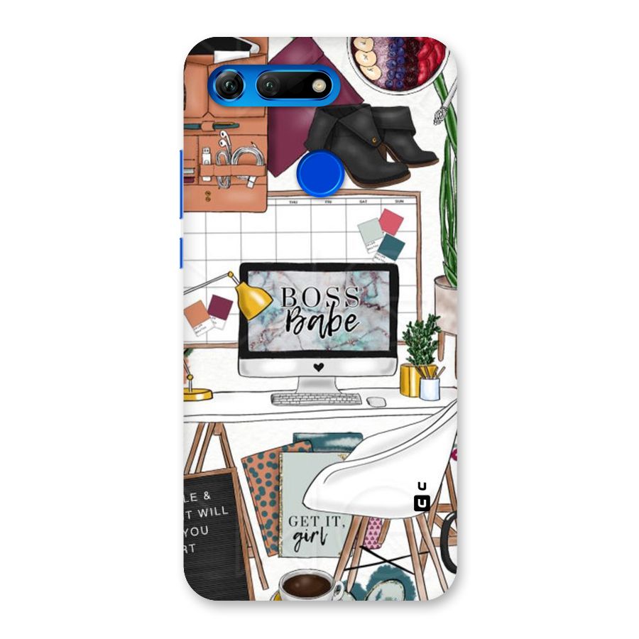 Boss Babe Back Case for Honor View 20