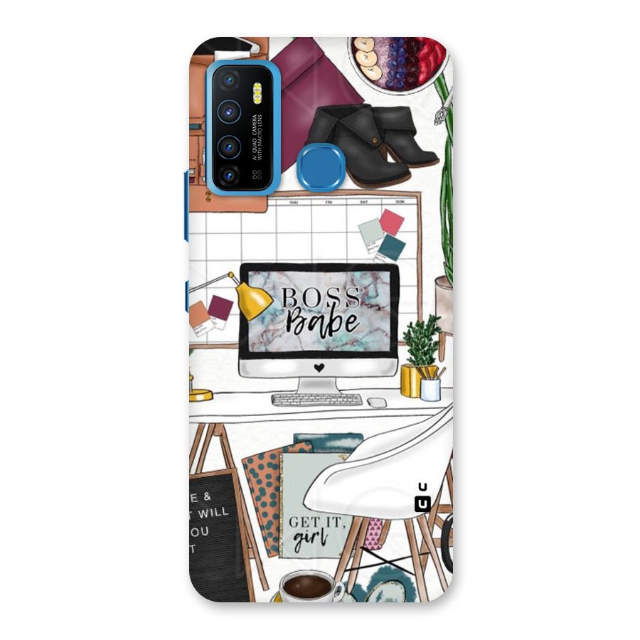Boss Babe Back Case for Infinix Hot 9