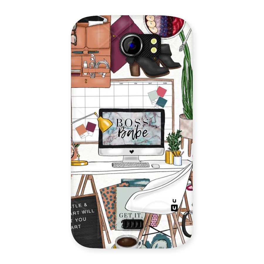 Boss Babe Back Case for Micromax Canvas 2 A110