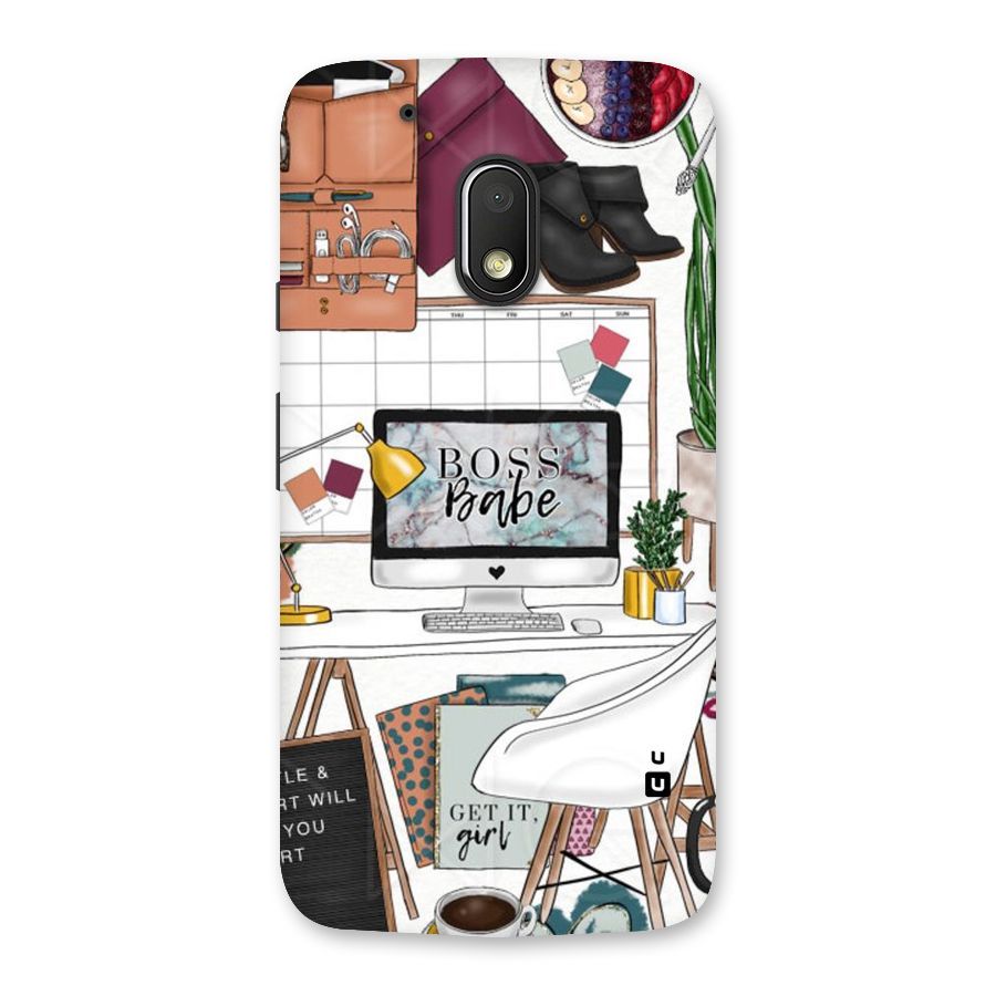 Boss Babe Back Case for Moto G4 Play