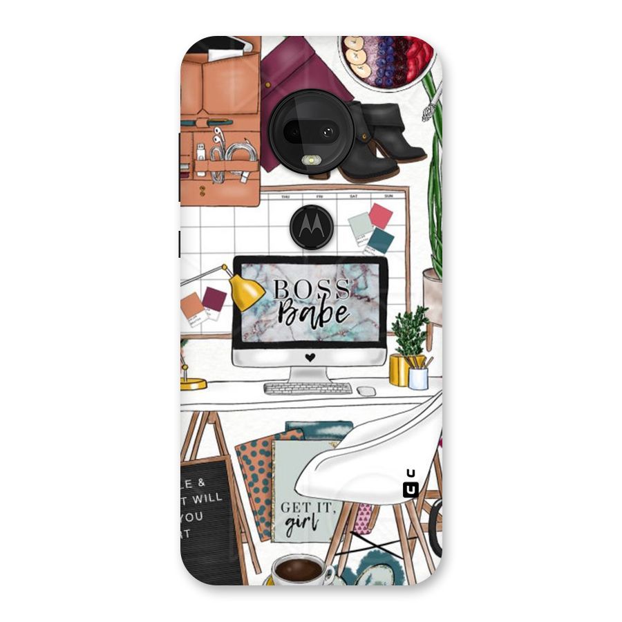 Boss Babe Back Case for Moto G7