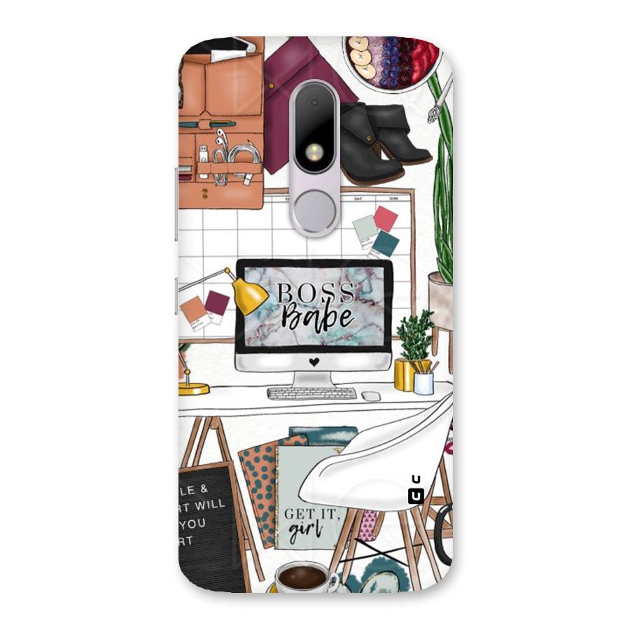 Boss Babe Back Case for Moto M