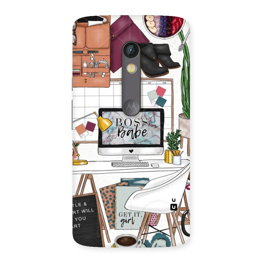 Boss Babe Back Case for Moto X Play