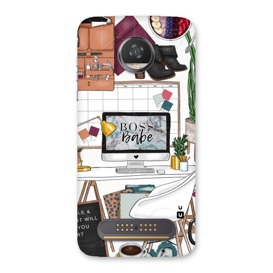 Boss Babe Back Case for Moto Z2 Play