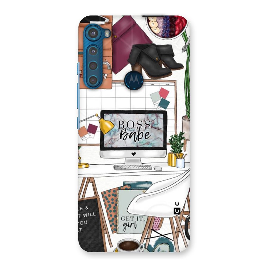 Boss Babe Back Case for Motorola One Fusion Plus
