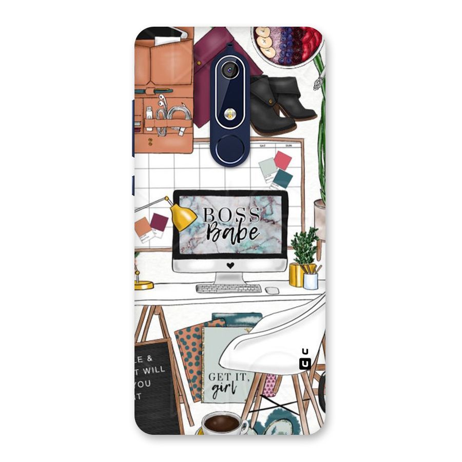 Boss Babe Back Case for Nokia 5.1