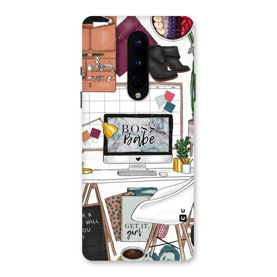 Boss Babe Back Case for OnePlus 8