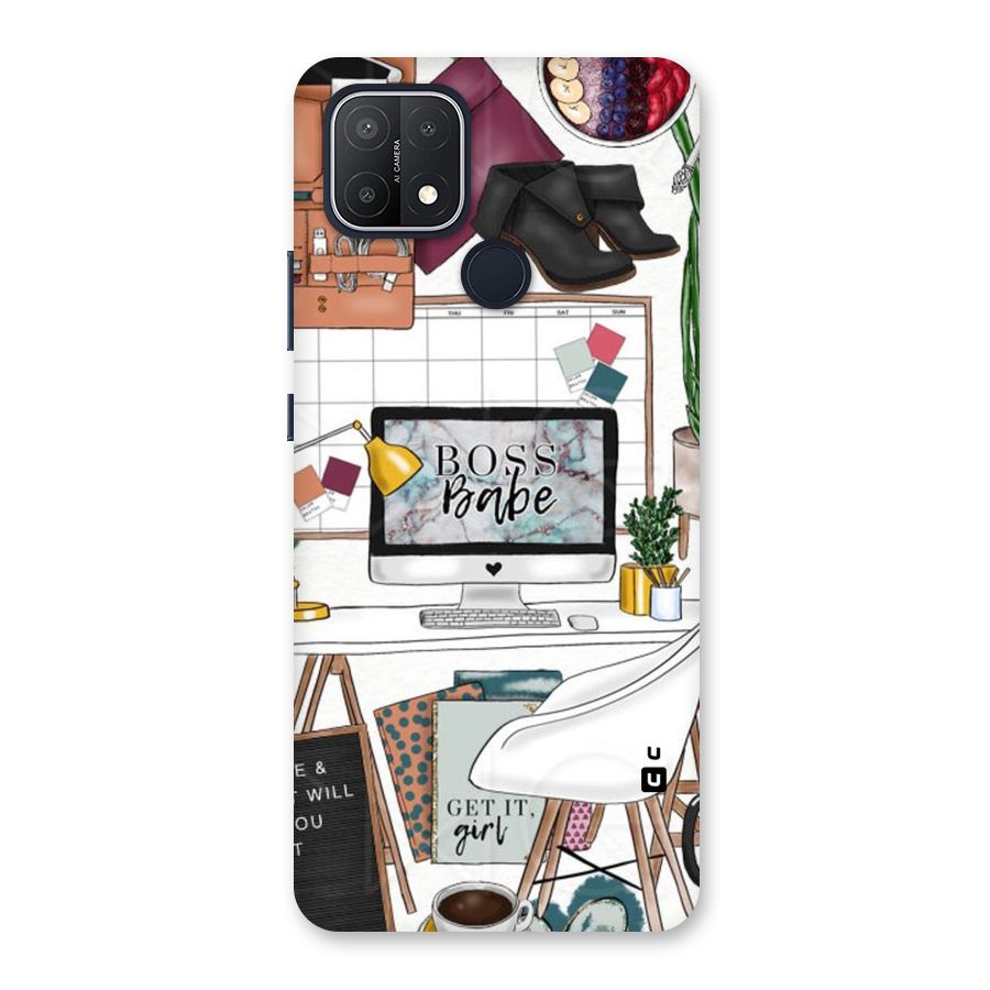 Boss Babe Back Case for Oppo A15