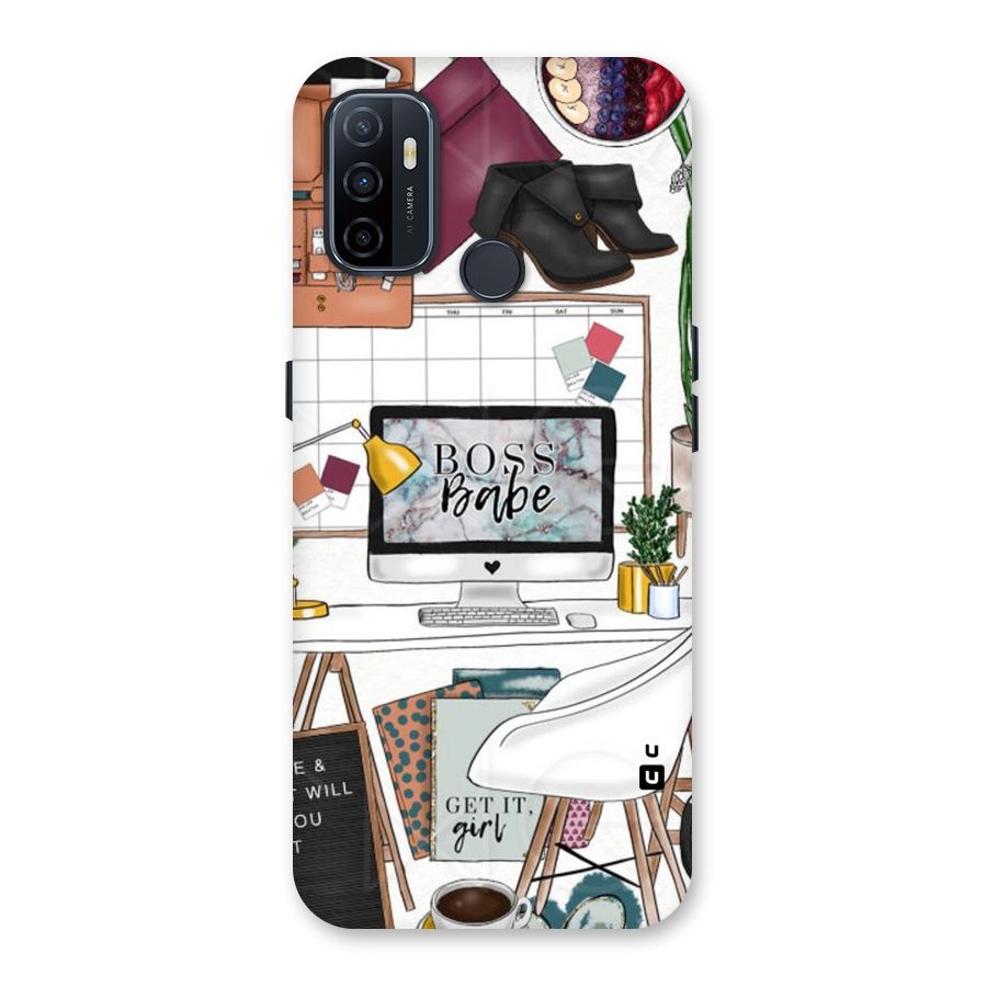 Boss Babe Back Case for Oppo A32