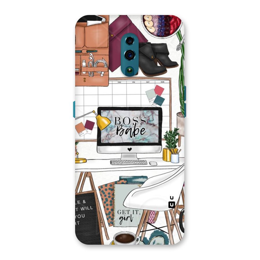 Boss Babe Back Case for Oppo Reno