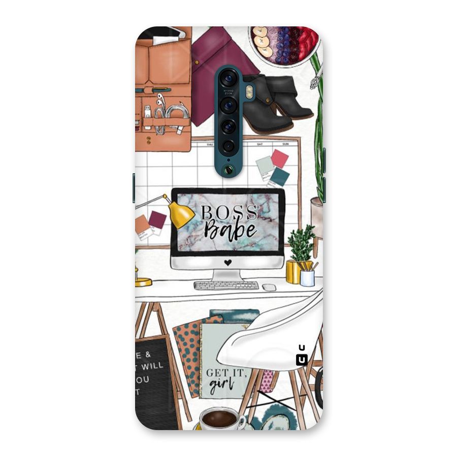 Boss Babe Back Case for Oppo Reno2