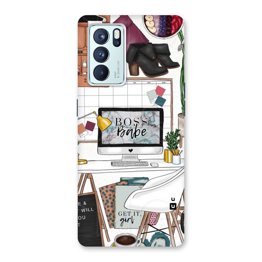 Boss Babe Back Case for Oppo Reno6 Pro 5G