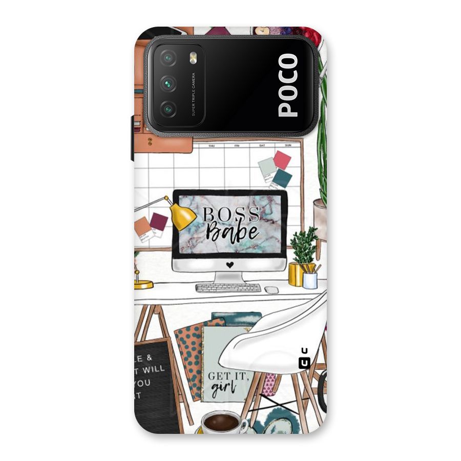 Boss Babe Back Case for Poco M3