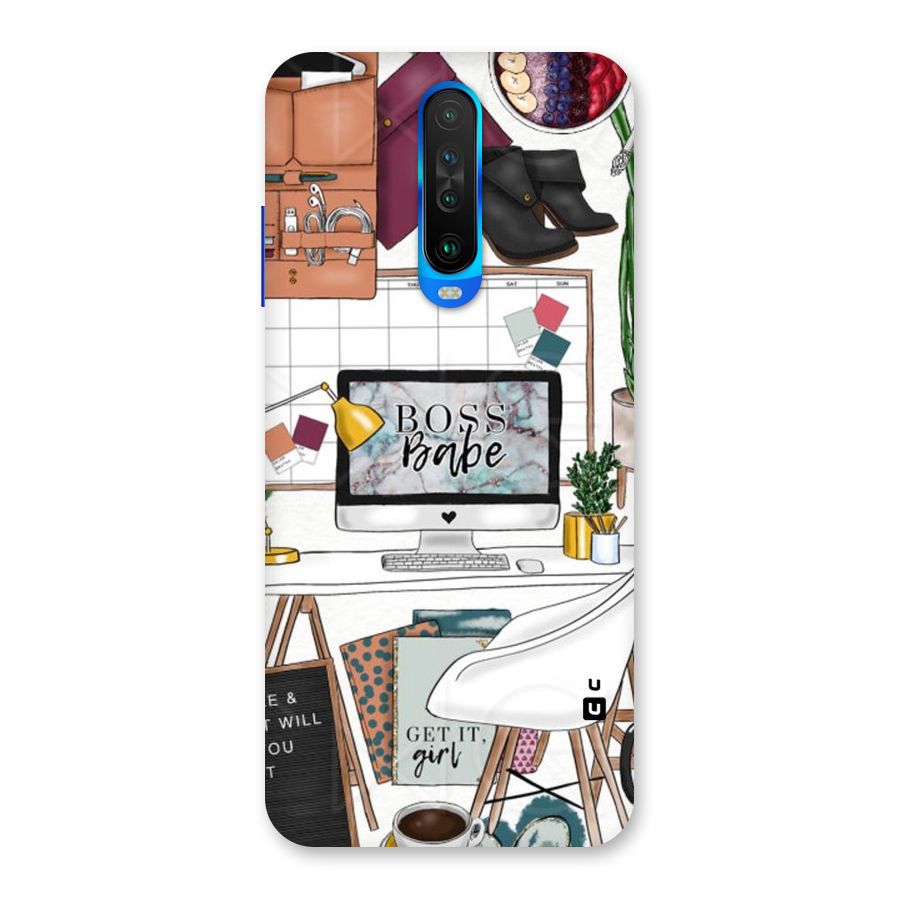 Boss Babe Back Case for Poco X2