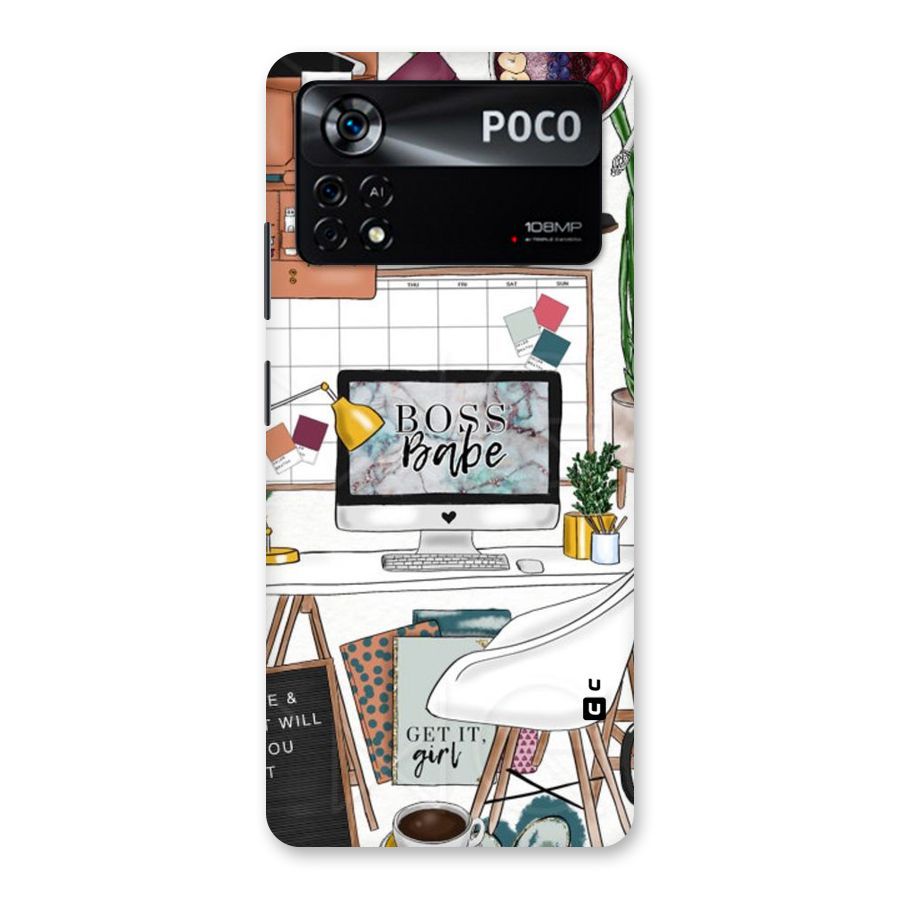 Boss Babe Back Case for Poco X4 Pro 5G