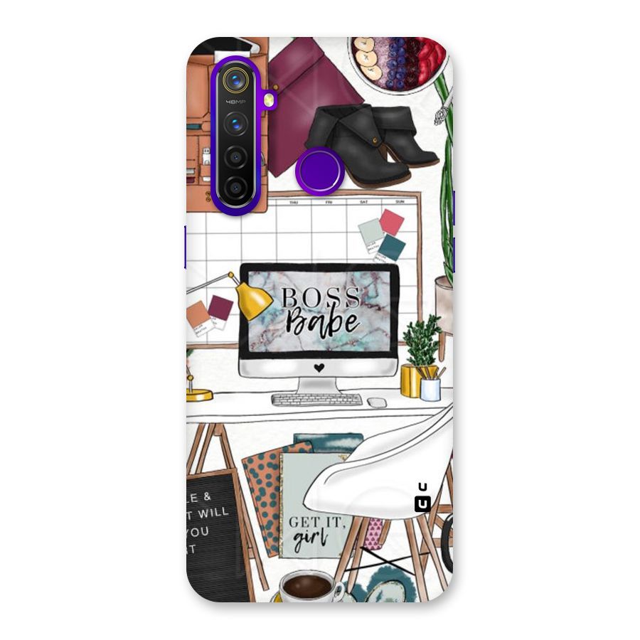 Boss Babe Back Case for Realme 5 Pro