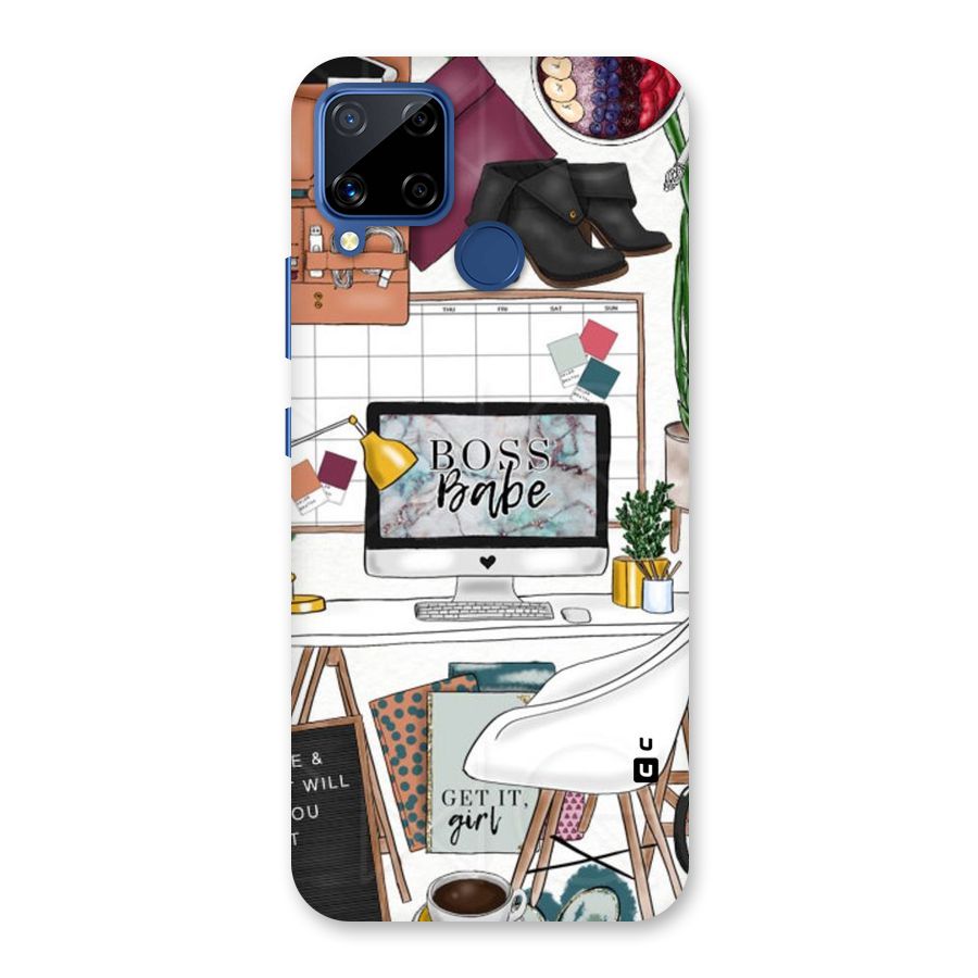 Boss Babe Back Case for Realme C15