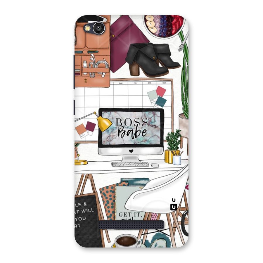 Boss Babe Back Case for Redmi 4A