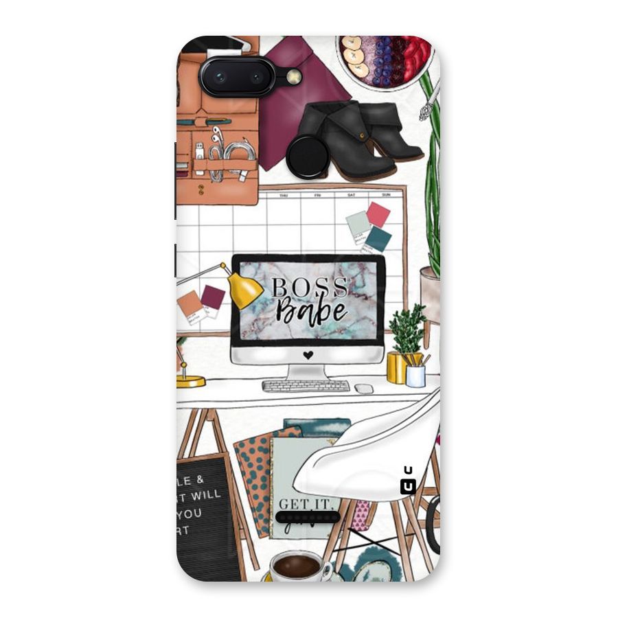 Boss Babe Back Case for Redmi 6