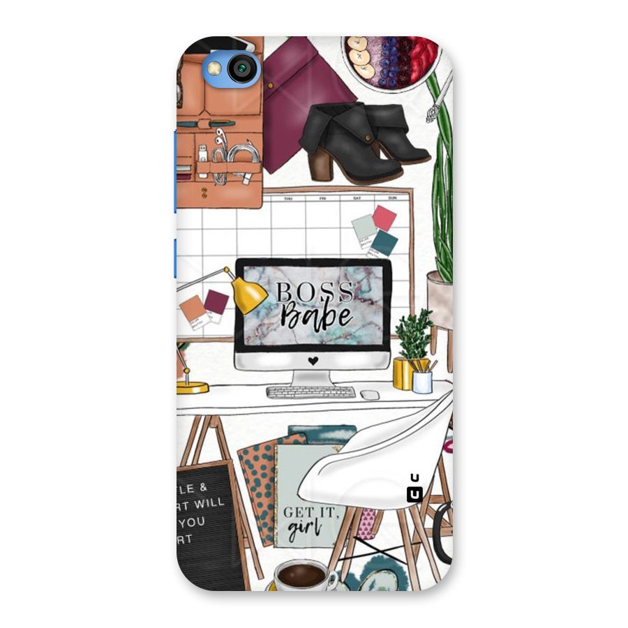 Boss Babe Back Case for Redmi Go