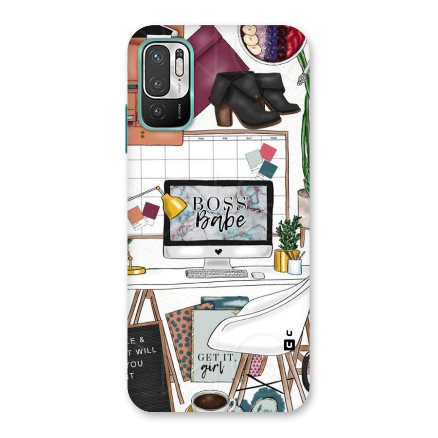 Boss Babe Back Case for Redmi Note 10T 5G