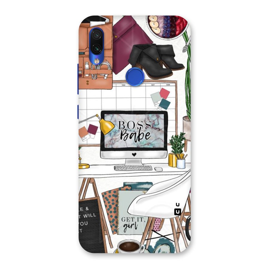 Boss Babe Back Case for Redmi Note 7S
