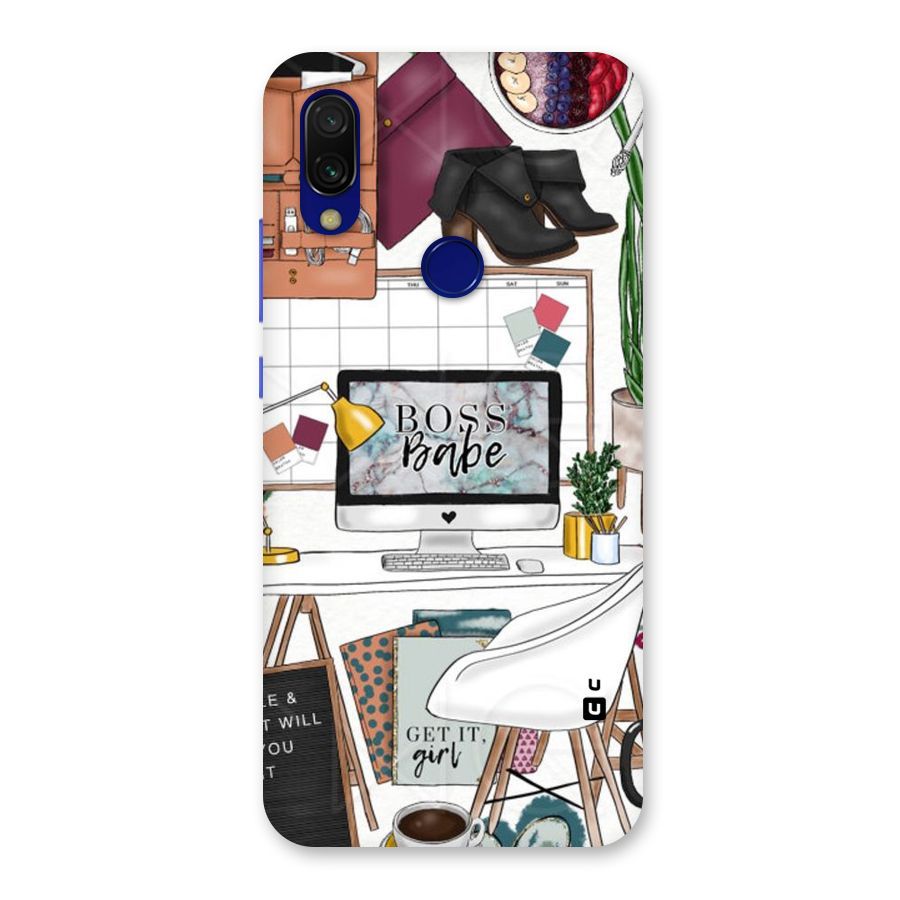 Boss Babe Back Case for Redmi Y3