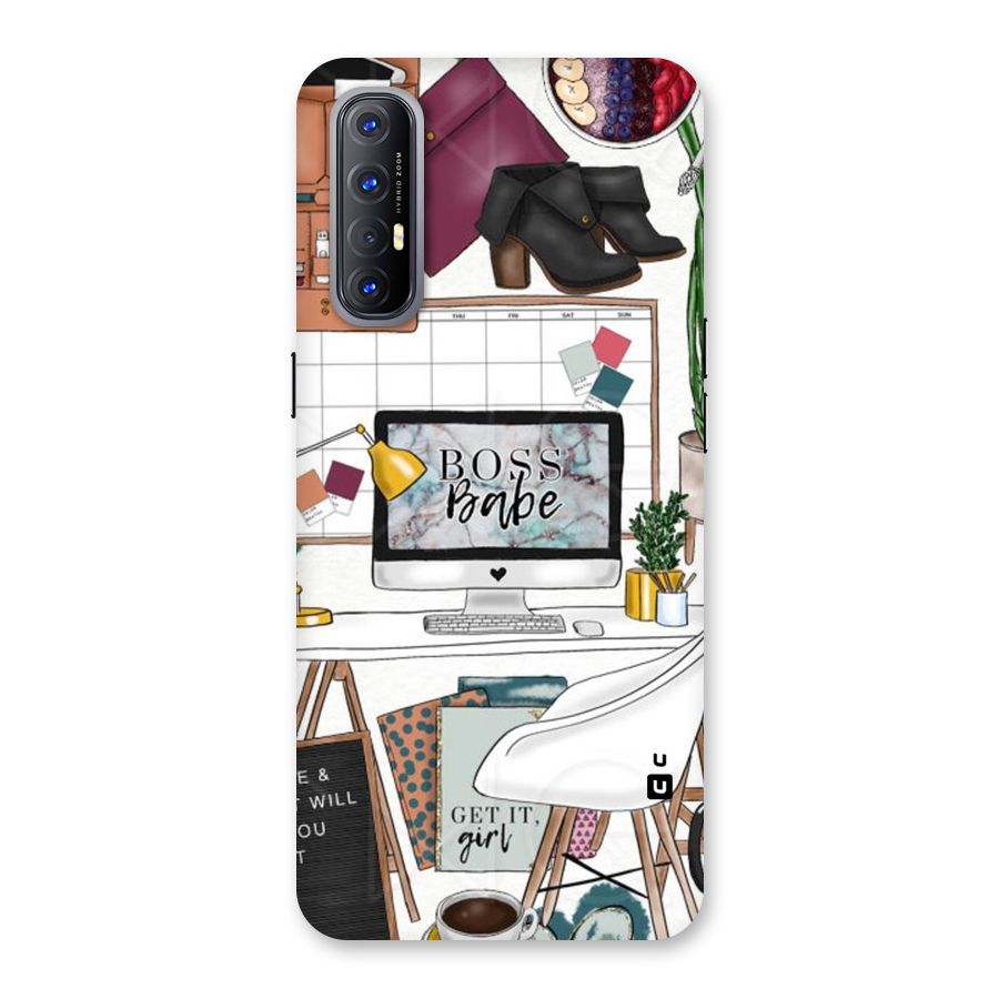 Boss Babe Back Case for Reno3 Pro