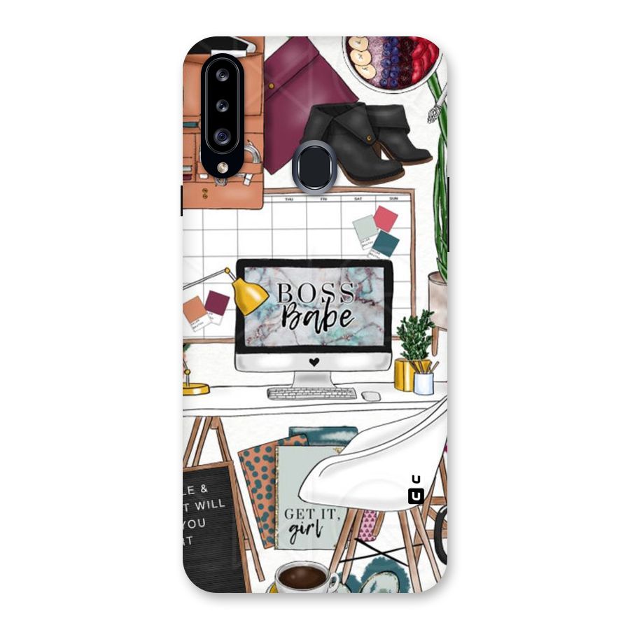 Boss Babe Back Case for Samsung Galaxy A20s