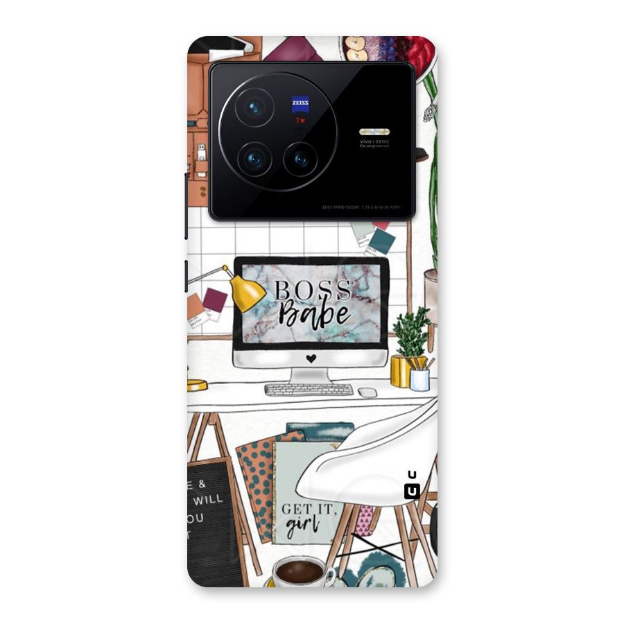 Boss Babe Back Case for Vivo X80