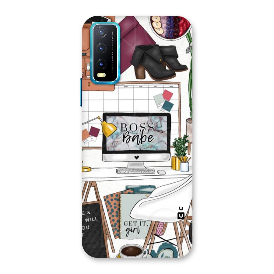 Boss Babe Back Case for Vivo Y20A