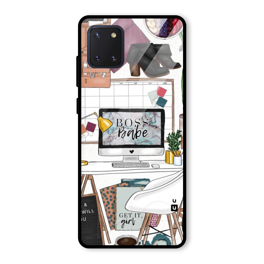 Boss Babe Glass Back Case for Galaxy Note 10 Lite