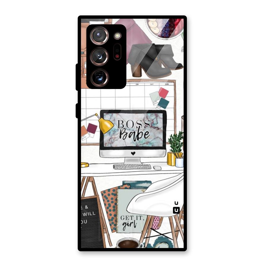 Boss Babe Glass Back Case for Galaxy Note 20 Ultra