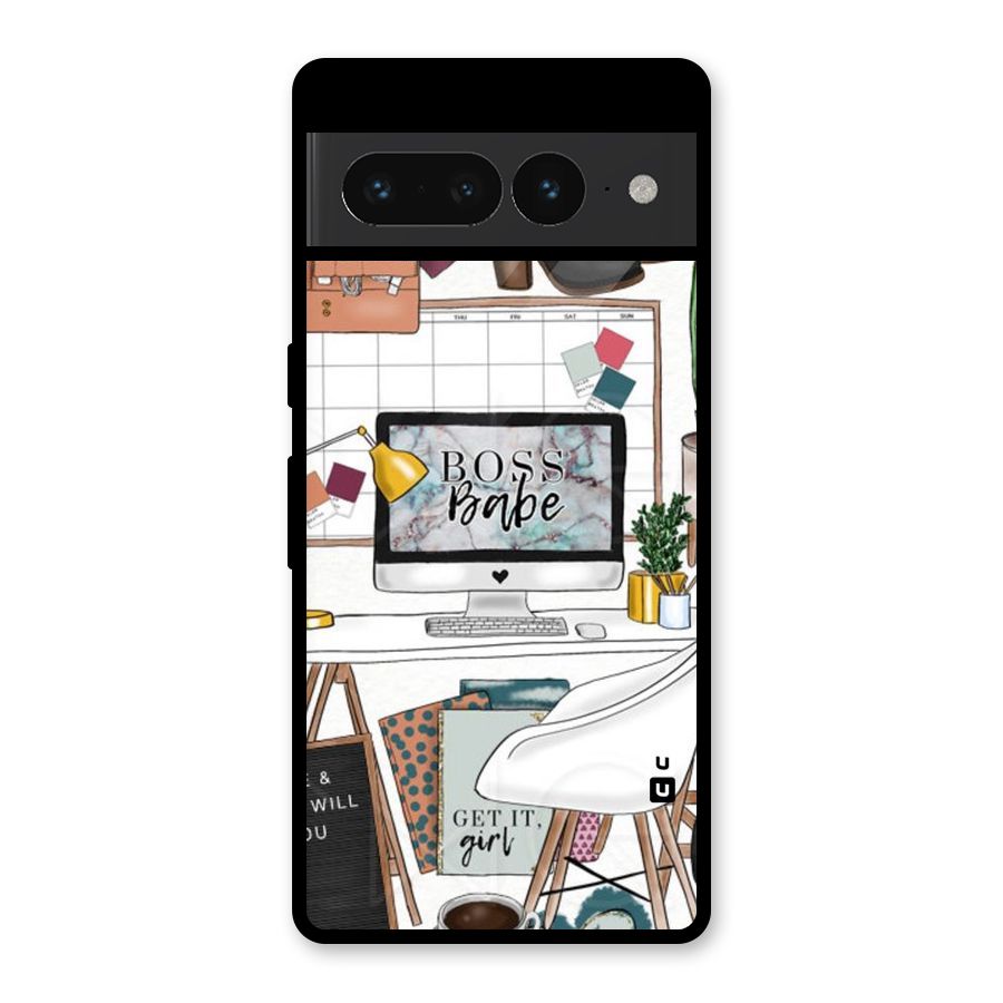 Boss Babe Glass Back Case for Google Pixel 7 Pro